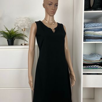 Robe noire droite chic Riu Paris - Taille 36 S