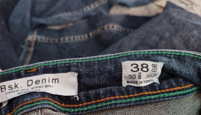 Jean marine à trous Skinny fit 38 mixte - photo numéro 4