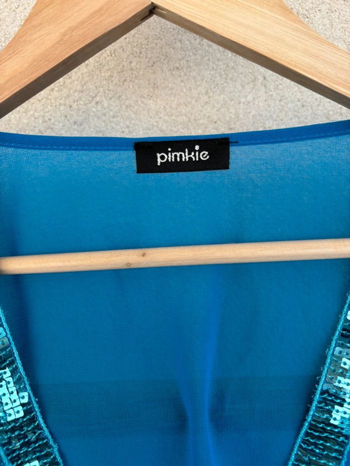 Top bleu - photo numéro 2