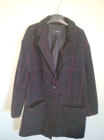 Magnifique Manteau à Carreaux Kiabi
