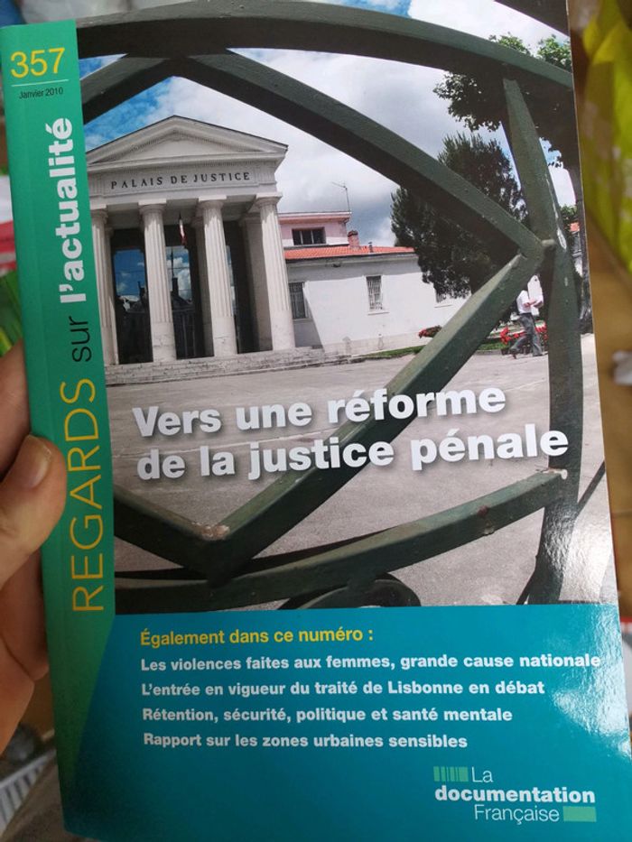 Vers une réforme de la justice pénale