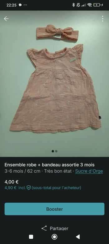 Ensemble robe + bandeau 