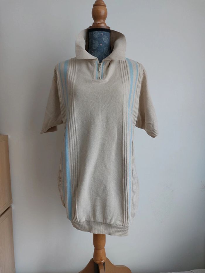 Pull homme manche courtes - 5xl