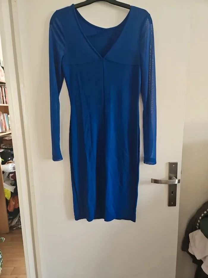 💜 Robe manche longue bleu