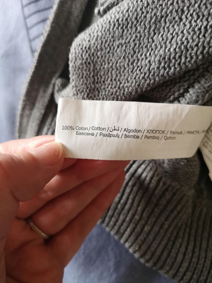 Gilet zippé gris tape à l'œil 4 ans - photo numéro 4