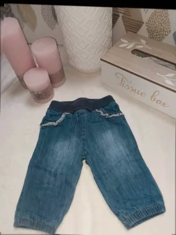 Pantalon effet jean In Extenso fille 6 mois