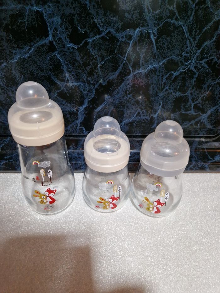 Biberons Mam en verre 170/260ml