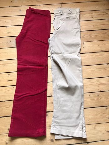 Lot 2 pantalons fin