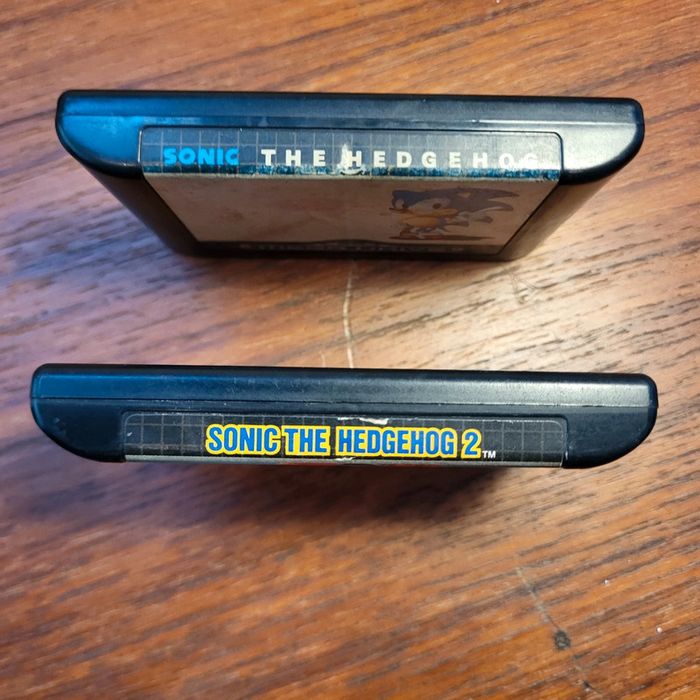 2 jeux Sonic Sega Mega Drive - photo numéro 2