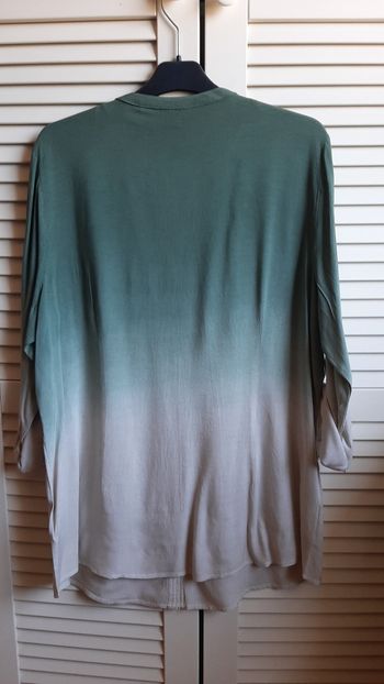 Chemisier bi couleur effet dégradé