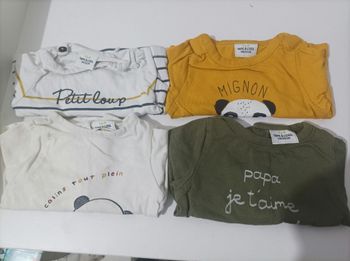 4 t-shirts manches longues