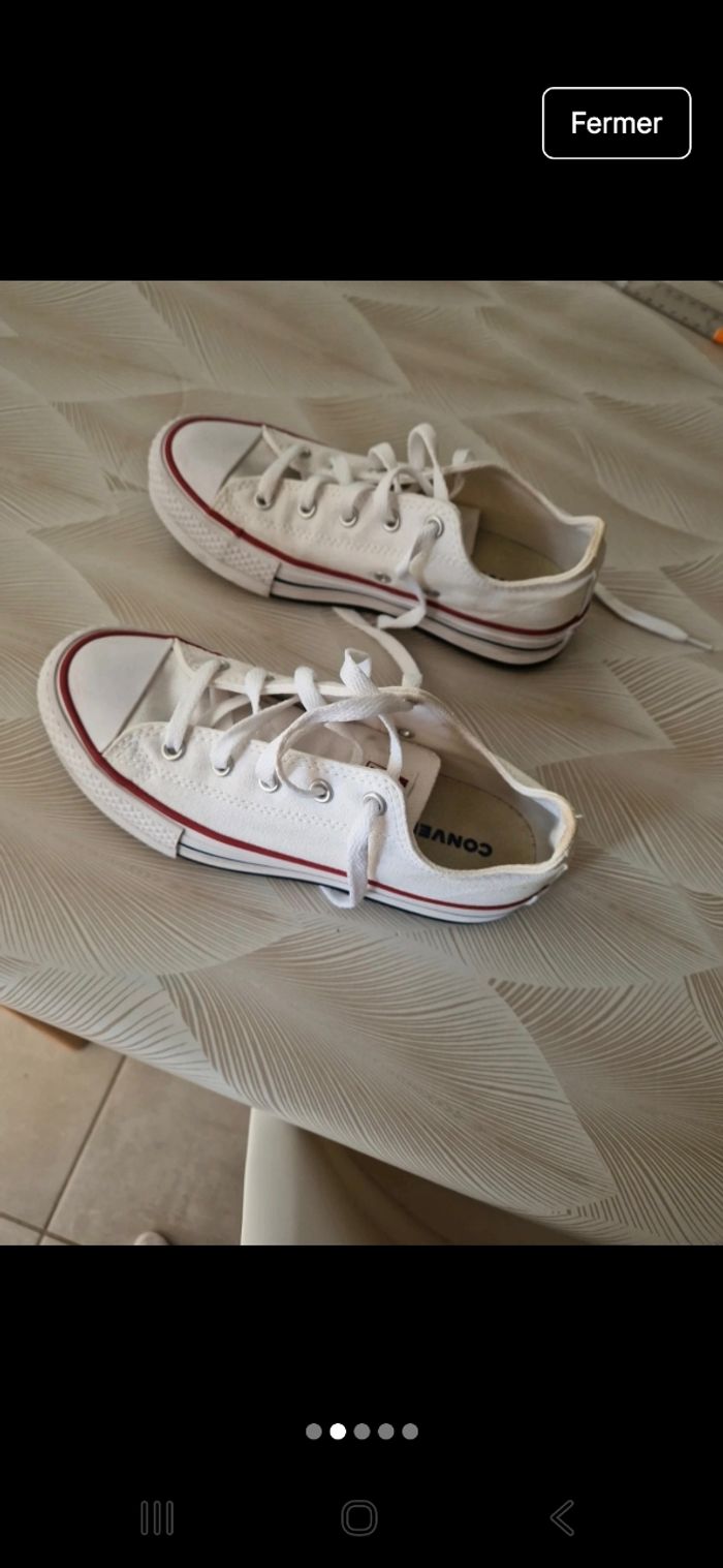 Converse fille semelle epaisse - photo numéro 2