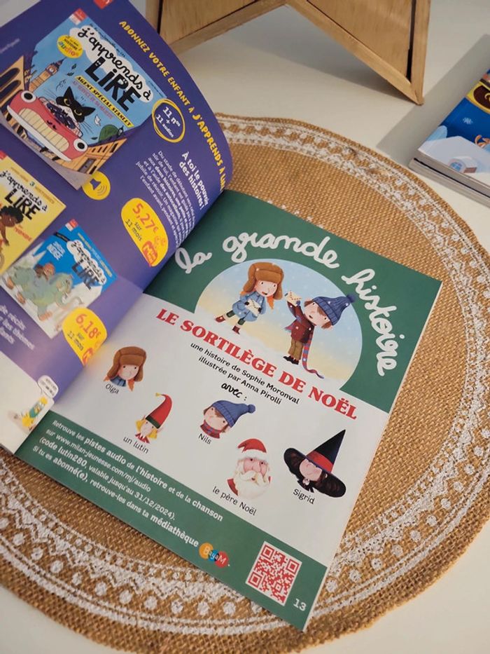 Livre avec cd  noel j apprends à lire - photo numéro 3