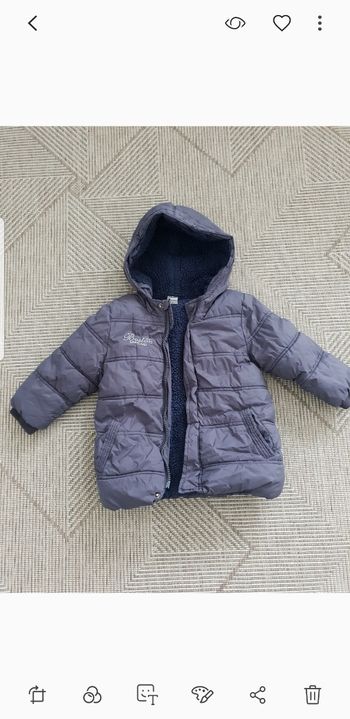 Doudoune bien chaude 18 mois