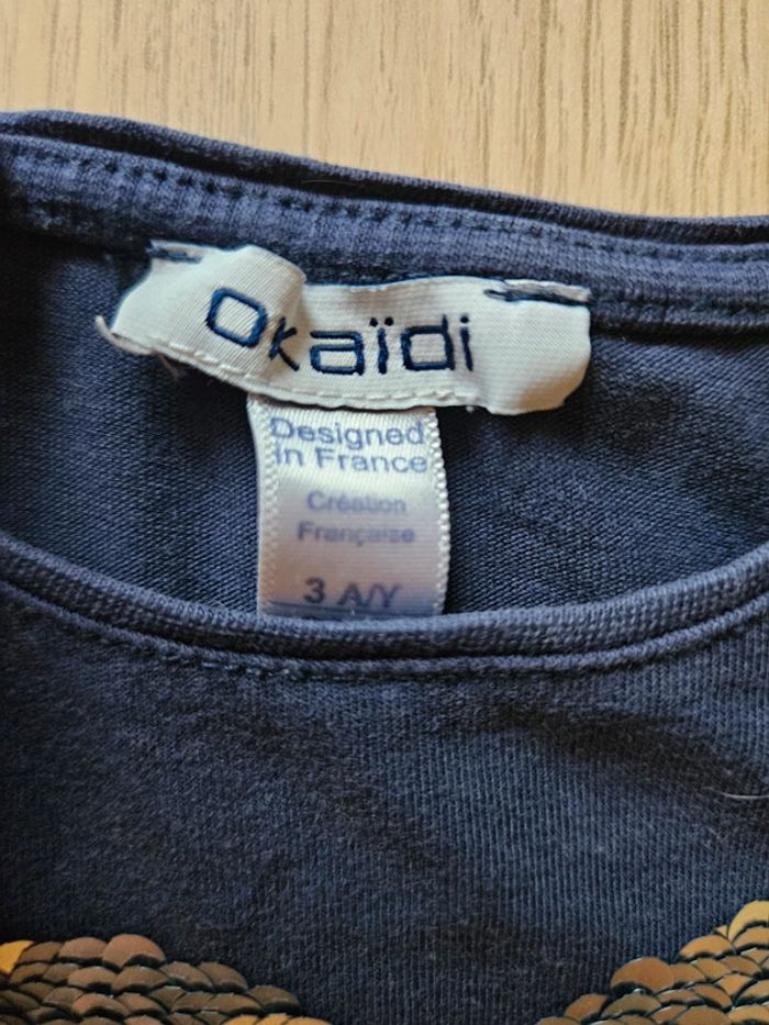 Lot 3 haut Okaidi fille 36 mois - photo numéro 7