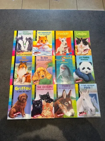 Lot livres 100% animaux