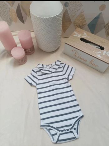 Body manches courtes neuf Sucre d'Orge fille 6 mois