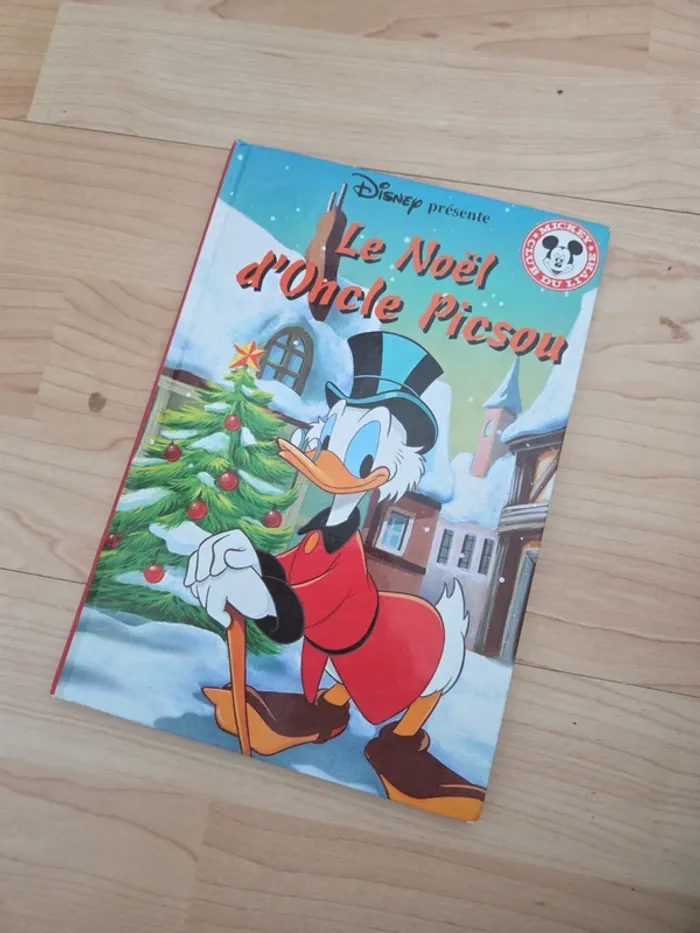 Livre disney le noël de l'oncle picsou