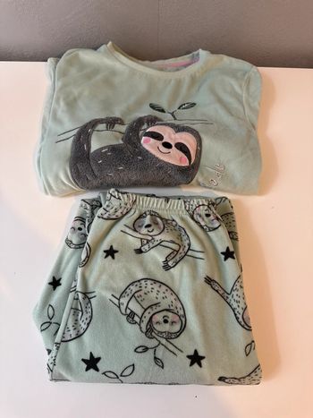 🦥 Pyjama fille Primark – 12 ans – motif paresseux