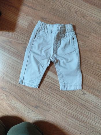 Pantalon Blanc 3 mois Grain de blé