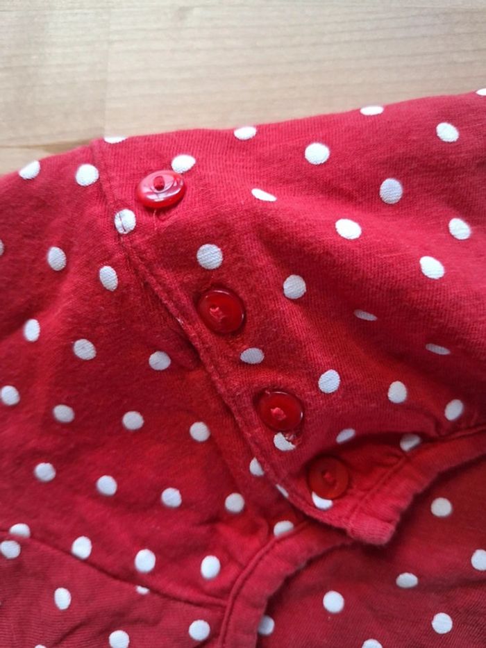 T-shirt manches courtes pour Fille taille 12mois marque pommette très bon état - photo numéro 5