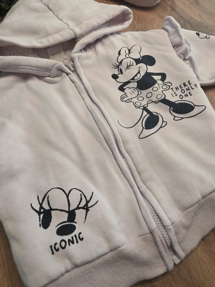 Gilet zippé fourré Disney 18 mois - photo numéro 2