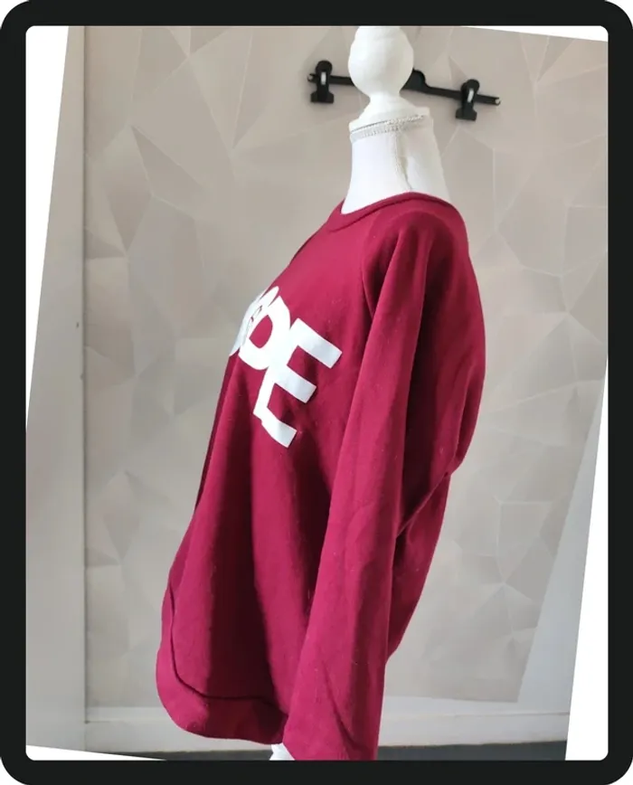 Sweat bordeaux - photo numéro 2