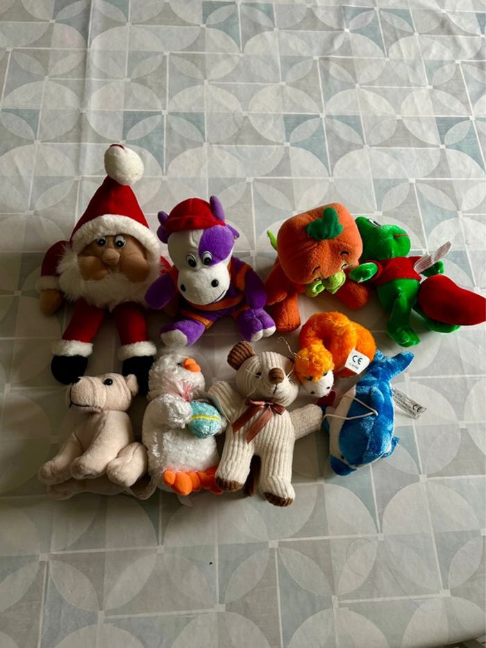 Lot de 9 petites peluches - en très bon état - photo numéro 3