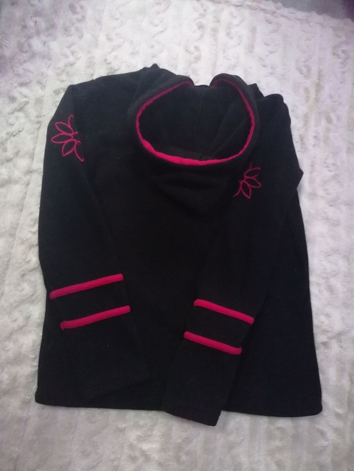 Veste zippée polaire 🖤🩷🖤 à capuche femme M - photo numéro 10