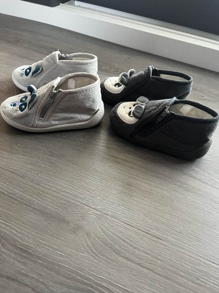 Lot de 2 paires de chaussons mixtes - photo numéro 5