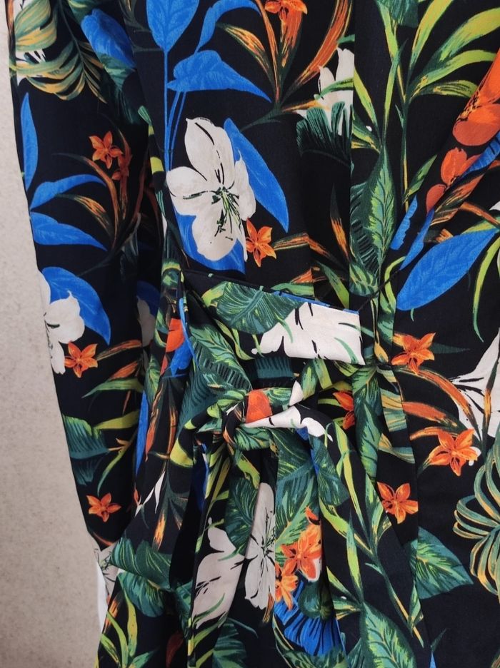 Kimono imprimée végétaux taille M - photo numéro 5