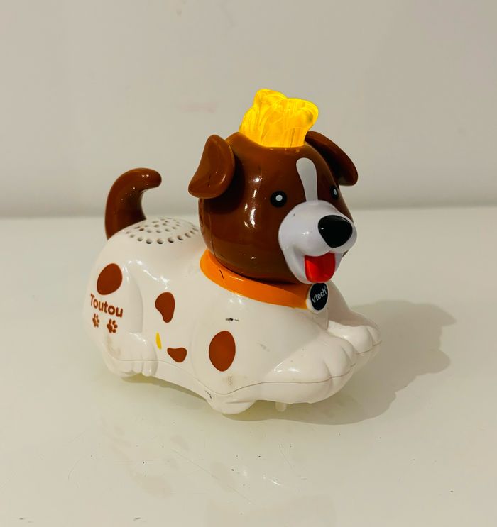 Vtech Tut Tut animo Toutou le chien tout fou zoo maxi jungle lion panda hippo super ferme jungle bateau garage animaux coq poule maxi niche chien copains bolides rare lot SOP77 - photo numéro 2