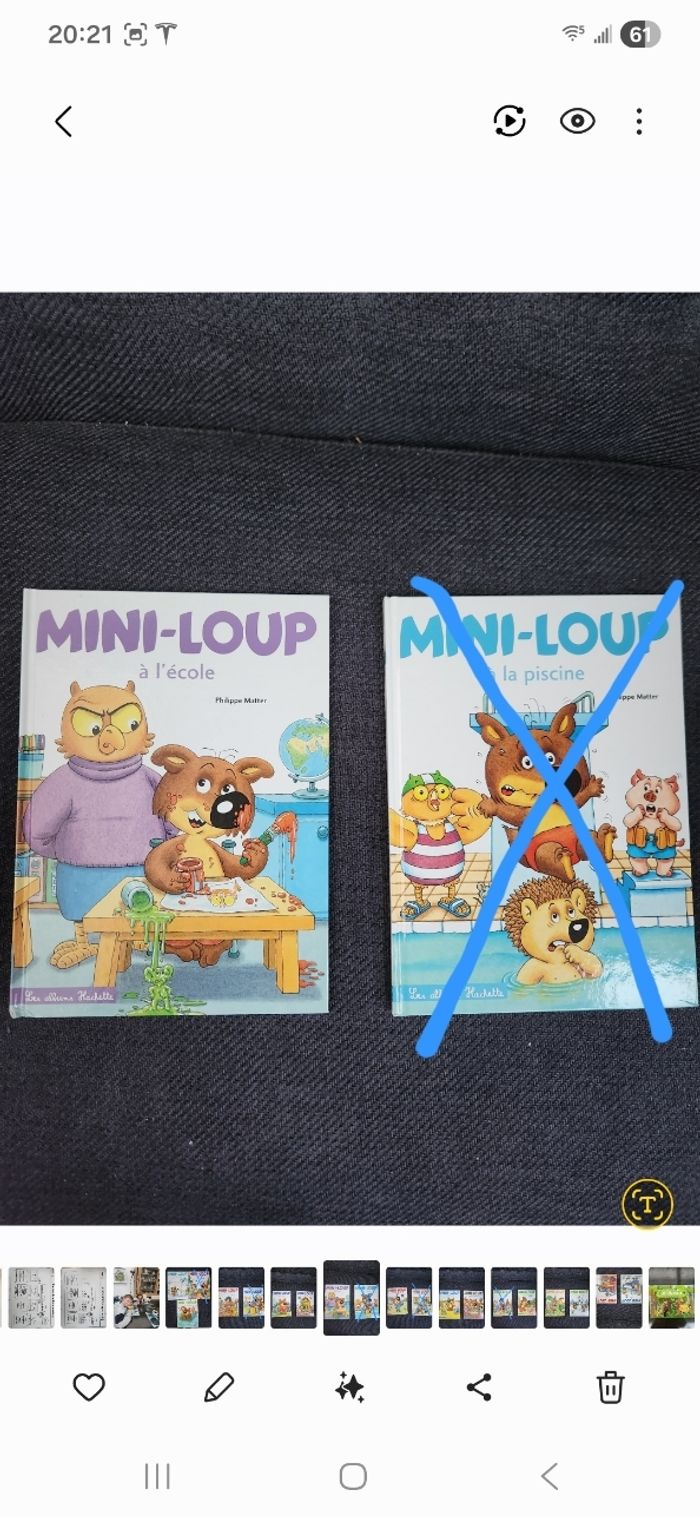 Lot livres Mini-loup - photo numéro 5