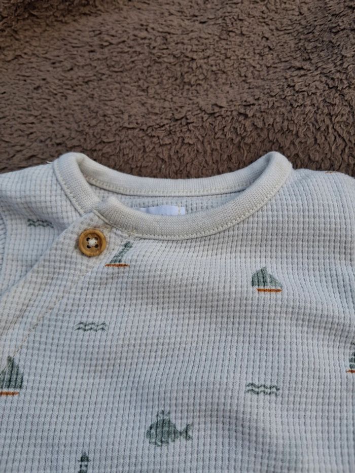T shirt manches longues Verbaudet 1 mois - photo numéro 3