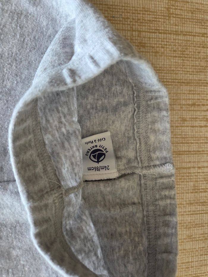 Legging gris Petit Bateau 24 mois - photo numéro 3