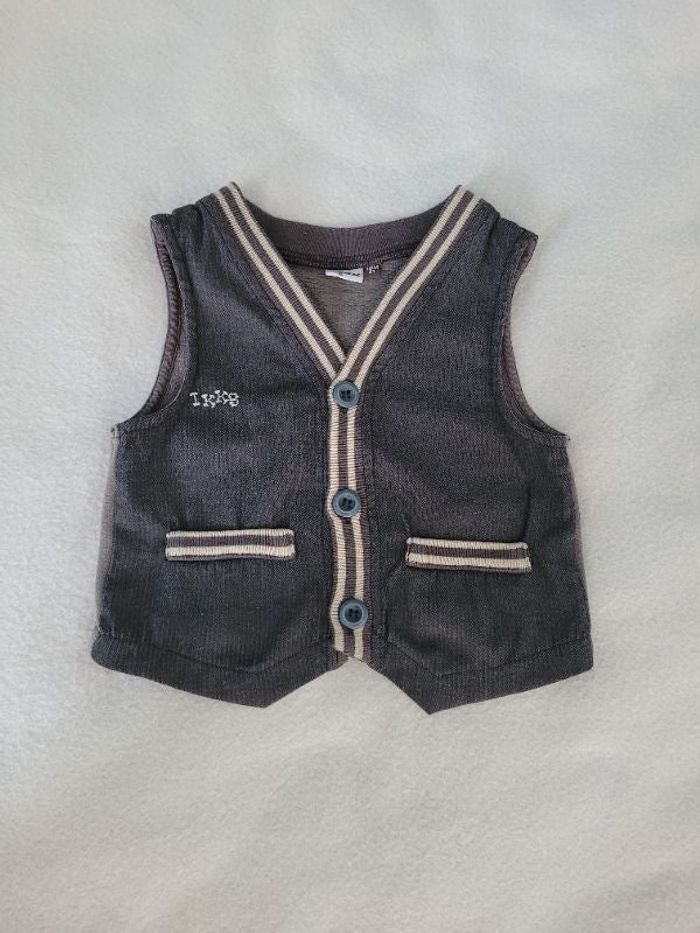Gilet de costume sans manche ikks 18 mois 81 cm - photo numéro 1
