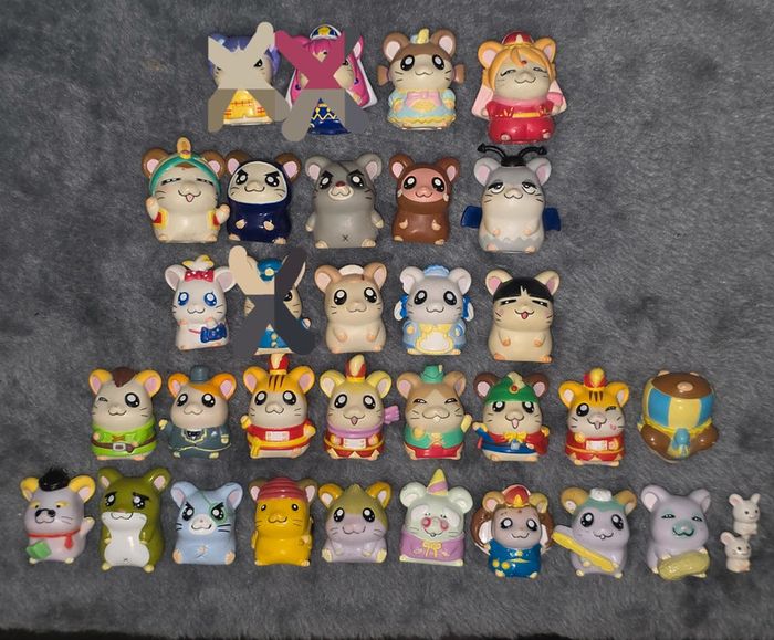 Hamtaro figurines