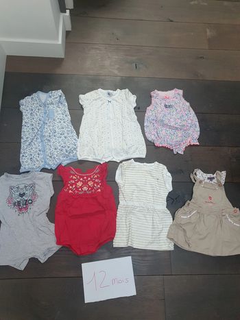 Lot vêtements fille été 12 mois