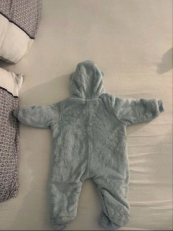 Doudoune bleu pour bébé 