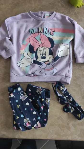 Ensemble bébé fille 12 mois Disney Minnie