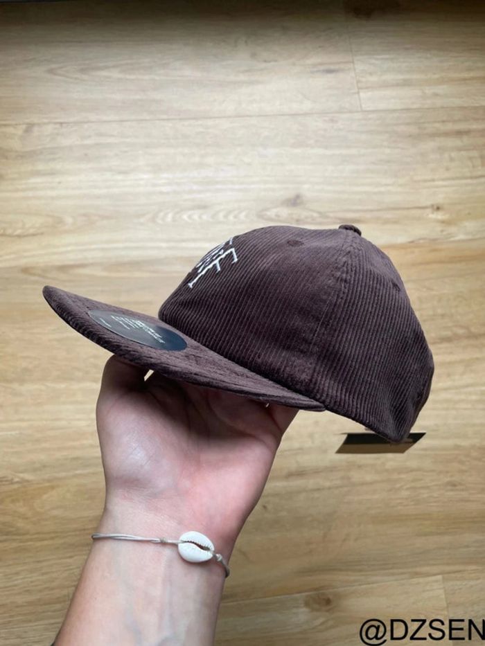 Casquette The North Face Velours Côtelé Marron Neuve - photo numéro 5