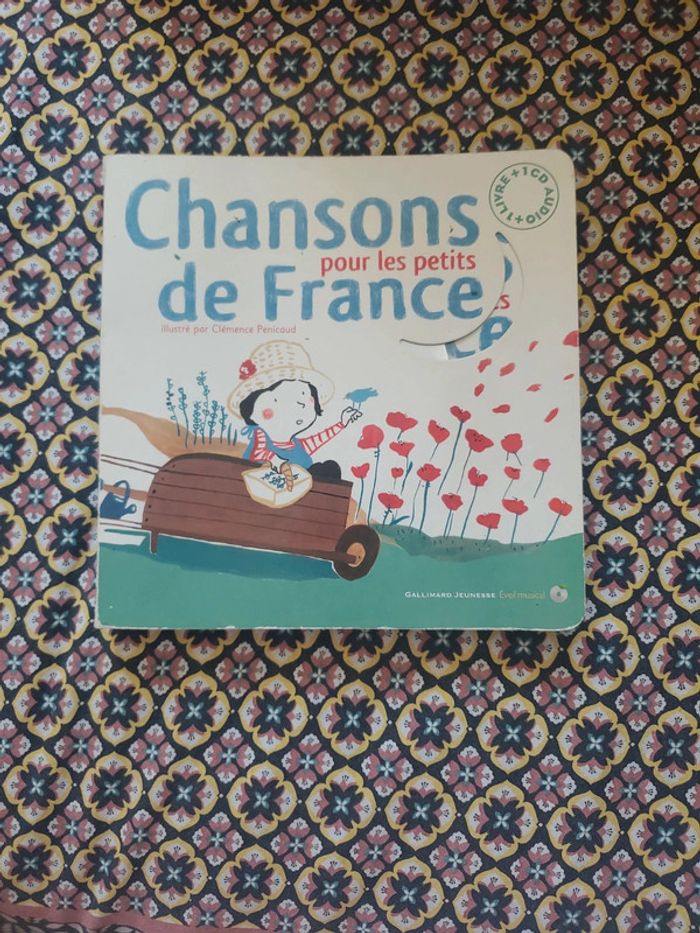 Livre de comptines avec cd