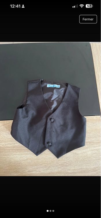 Gilet de costume 2 ans