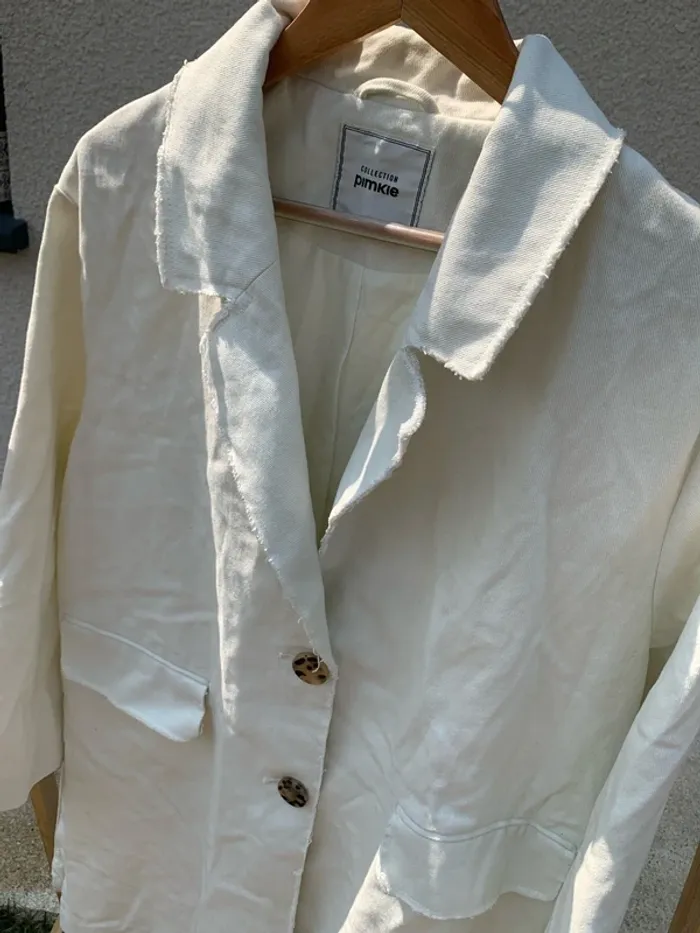Manteau / veste blanche - photo numéro 5