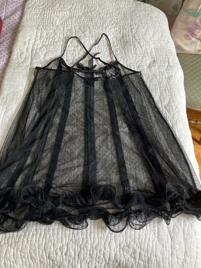 Baby doll dentelle noire - photo numéro 3