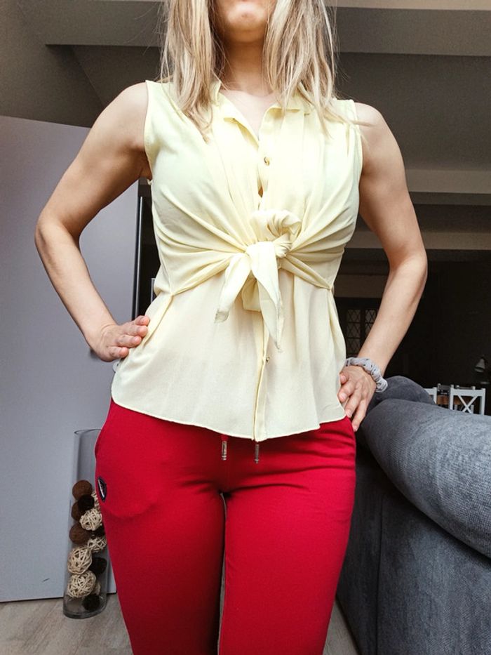 Blouse manches courtes Made In Italy (jaune), S / 36 / 8