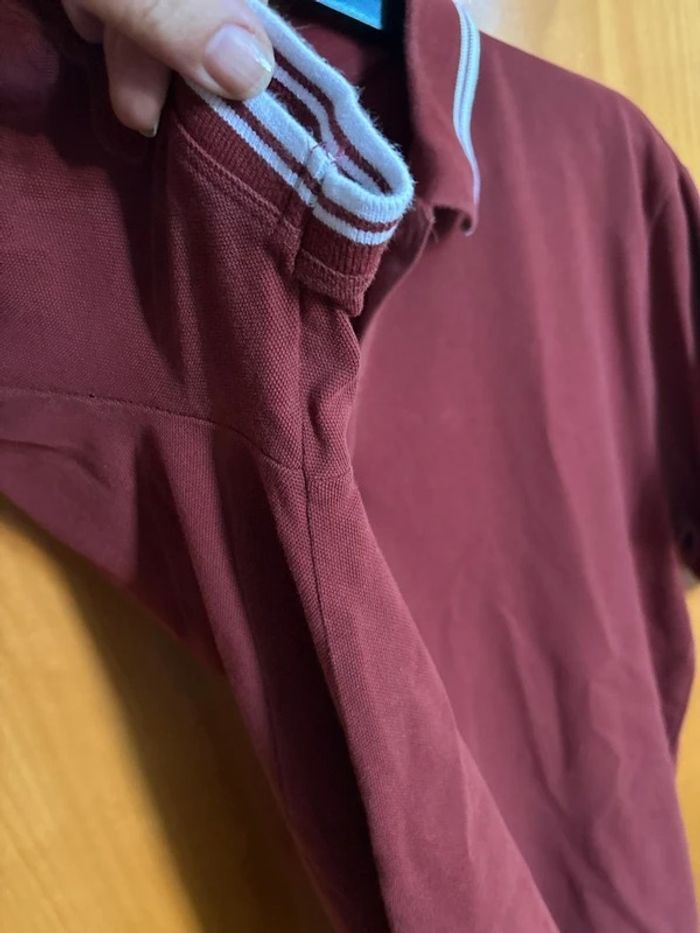 Polo Calliope taglia XL bordeaux - photo numéro 3