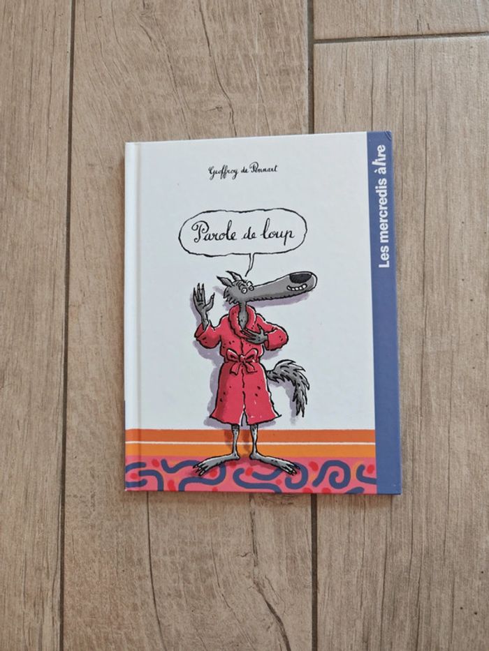 Livre enfant "parole de loup" mercredi à lire