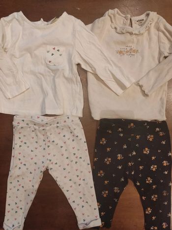 Tenues automne bébé fille 12 mois