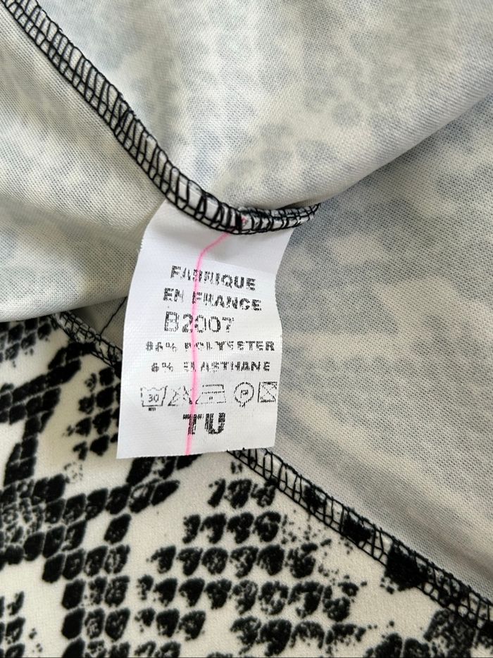 Veste imprimée mi longue taille unique jamais portée - photo numéro 10